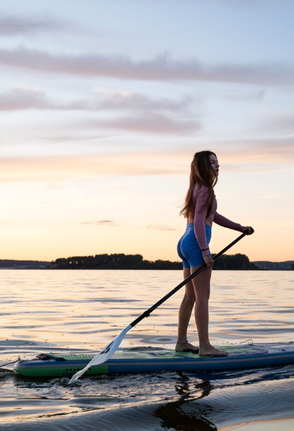 paddle portrait